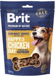 Brit Semi-moist Snack pui și zmeură 180g gustare câini