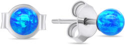 Brilio Silver Kék ezüst fülbevaló szintetikus opálokkal EA625WB