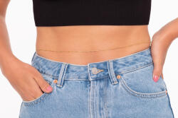 Troli Divatos aranyozott golyós derék lánc