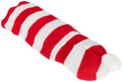  TIAKI TIAKI piros csíkos pulóver kutyáknak, M: kb. 30, 5cm háthossz