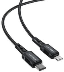 ACEFAST C4-01 USB-C - Lightning kábel PD30W 1.8m fekete (C4-01b)