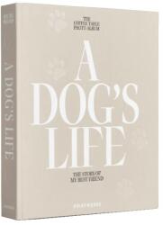 Printworks fotóalbum, A Dog`s Life, 33 x 27 cm, elegáns könyvborító, 60 kép 10 x 15 cm, 30 oldal, bézs (PW00621)