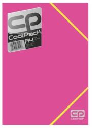 COOLPACK - Neon műanyag gumis mappa A/4 - Pink (52146CP) (52146CP)