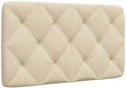 vidaXL krémszínű szövet fejtámla párna 80 cm 4019196 (4019196)