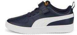 PUMA Puma, Rickie AC+ tépőzáras műbőr sneaker, Tengerészkék, 29 EU (385836-07-11)