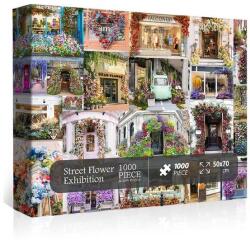 bboldin 1000 db-os puzzle - Street Flower Exhibition (Z-360) (Z-360)