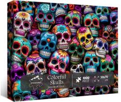 bboldin 1000 db-os puzzle - Colorful Skulls (Z-508) (Z-508)