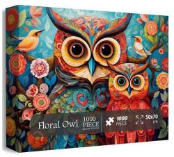 bboldin 1000 db-os puzzle - Floral Owl (Z-537) (Z-537)