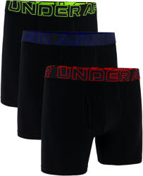 Under Armour Perf Cotton 6in 3Pack Black Férfiboxeralsó L
