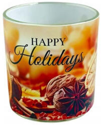  Happy holiday üveges illatmécses forralt bor illatú (RÓMA )