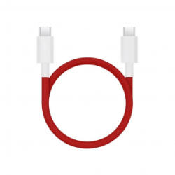 OnePlus SUPERVOOC Charge USB-C/USB-C adatátviteli mágneses kábel 10A 1.2m piros