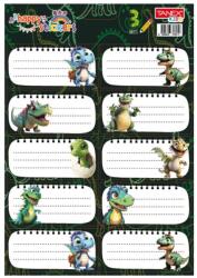 TANEX Etichete scolare TANEX TLS-801, 30 buc. /set, Dino (TWTLS801)