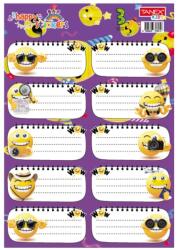 TANEX Etichete scolare TANEX TLS-803, 30 buc. /set, Smileys (TWTLS803)