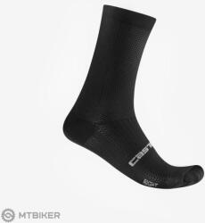 Castelli ESPRESSO 18 zokni, fekete (XL)