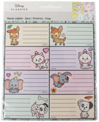 Disney Classics Babies Füzetcímke - 16 db-os, Iskolai Kellék