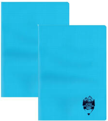 DACO Set 2 caiete DACO A5, 100 file, 70g/mp, matematica, coperta plastic, Albastru (CT510AR/ALBASTRU-2BUC/SET)