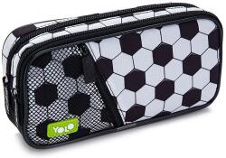 YOLO Penar școlar YOLO - Soccer Ball, 2 fermoare (121274-170-6) Penar