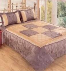  Dekoratív Virágmintás Ágytakaró - 220x260 cm - Elegáns Hálószobai Kiegészítő