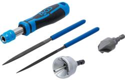 BGS technic Külső/Belső Sorjázó és Reszelő Készlet - 5 db
