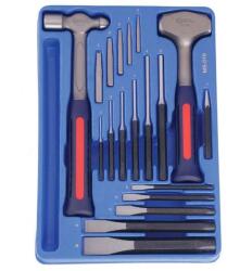 Genius Tools Vágó-, Kiütő-, Kalapács Készlet 19 db-os