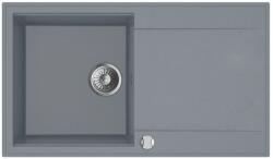 MOFÉM Zenit 86 1B1D gránit mosogató, szürke 760012803G7 (760012803G7)