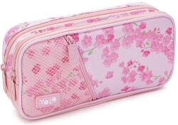 YOLO Penar școlar YOLO Blossom - 2 fermoare (121274-170-86) Penar