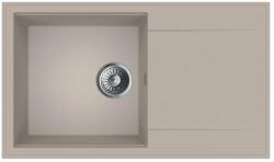 MOFÉM Zenit 78 1B1D gránit mosogató, bézs 760012802B2 (760012802B2)