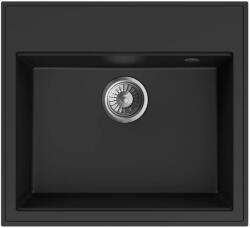 MOFÉM Zenit 1B gránit mosogató, metál fekete 760012801N3 (760012801N3)