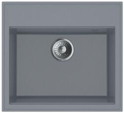 MOFÉM Zenit 1B gránit mosogató, szürke 760012801G7 (760012801G7)