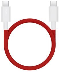 OnePlus Supervooc Adatkábel Type-C - Type-C, 120cm, Piros