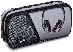 YOLO Penar școlar YOLO Earphones - 2 fermoare (121274-170-33) Penar