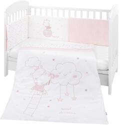 KikkaBoo Бебешки спален комплект Kikkaboo - Hippo Dreams, EU style, 60 х 120 сm, 2 части (41101020105)