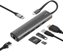 Home USB-C Dokkoló Állomás - 4K HDMI, Gigabit Ethernet, 100W PD
