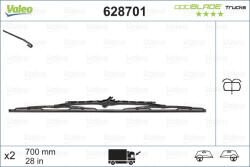 Valeo Stergator VALEO OPTIBLADE TRUCK 700 MM 628701