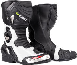 W-TEC Motoros csizma W-TEC Arkus fekete-fehér 45 (20406-45)