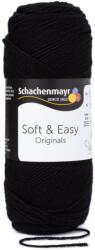 Schachenmayr Soft & Easy 00099 Black Kötőfonal (9807353-00099-SCHACHENMAYR)