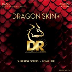 DR Strings Dragon Skin+ Coated Steel Medium 45-105 Basszusgitár húr (DBS-45)