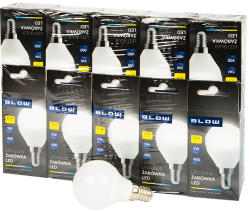 LED izzó E14 G45 ECO 5W neut, 10 db (87-435)