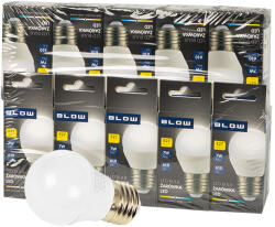  lED izzó E27 G45 ECO 7W neut, 10db (87-436)