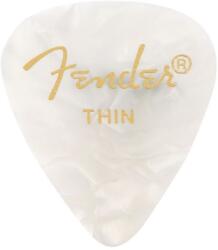 Fender 351 Shape Pick White Moto Thin
