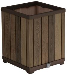 Keter Virágcserép DECO SQUARE TALL WALNUT (261033)