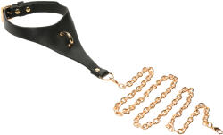 Master Series Captivate Collar with Body Chain Black
