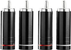 Pro-Ject Connect it DS RCA - csatlakozó készlet (2 piros/2 fehér)