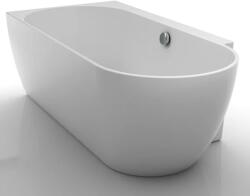 Kreiner Exklusiv Cada freestanding Kreiner Ceylon 166x80 cm finisaj alb stanga lipita de perete BTW (V000053)