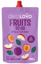 OWOLOVO 100% Alma-Szilva gyümölcspüré - 200g - vitaminbolt - 581 Ft