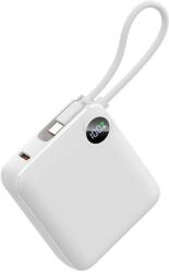 mobilNET Powerbank 10 000 mAh PD 3.0 20W, SCP 22.5W, QC4+ 18W, biely