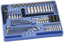 Genius Tools Dugókulcs, Bit, Csillag és Villáskulcs Készlet Coll Méret 100 db-os