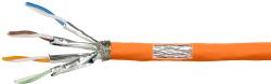LogiLink S/FTP Cat7 Installációs Kábel 200 m Narancs
