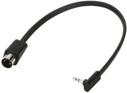 RockBoard Flat TRS-MIDI Type A 30 cm Cablu MIDI (<![CDATA[RBO CAB F TMA 30 BK]]>)