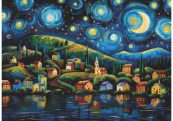 bboldin Z-1053 - Starry Night Town - 1000 db-os puzzle (Z-1053)